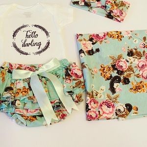 Baby Girl Baby Shower Gift Set